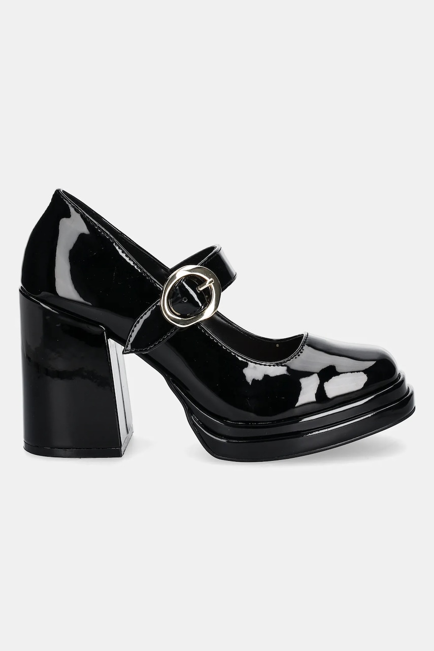 Туфли Steve Madden Nabella цвет чёрный каблук кирпичик SM11003514 Туфли Steve Madden Nabella цвет чёрный каблук кирпичик SM11003514