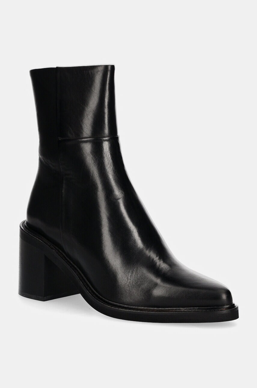 Billi Bi botine femei, culoarea negru, cu toc drept, A7310
