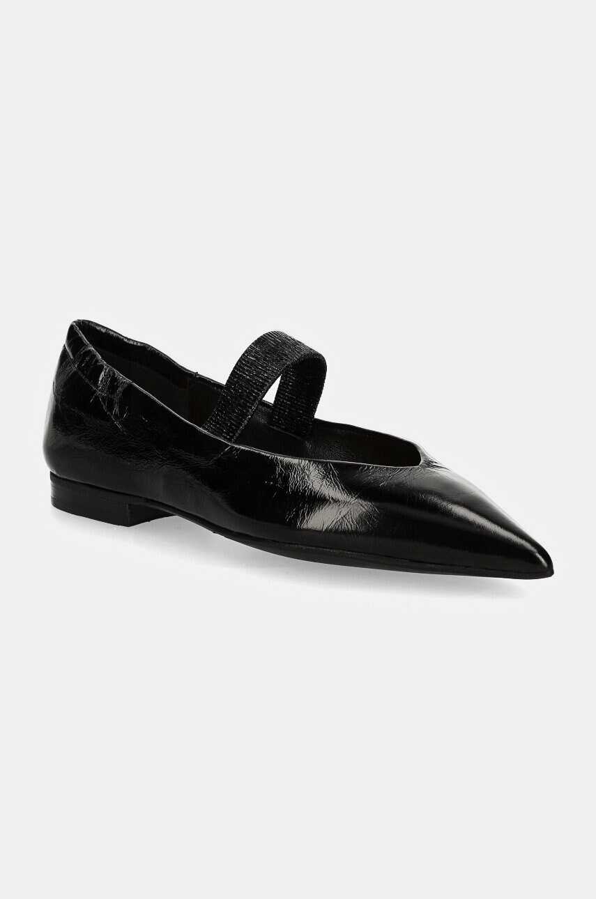 Billi Bi balerini de piele culoarea negru, A7421