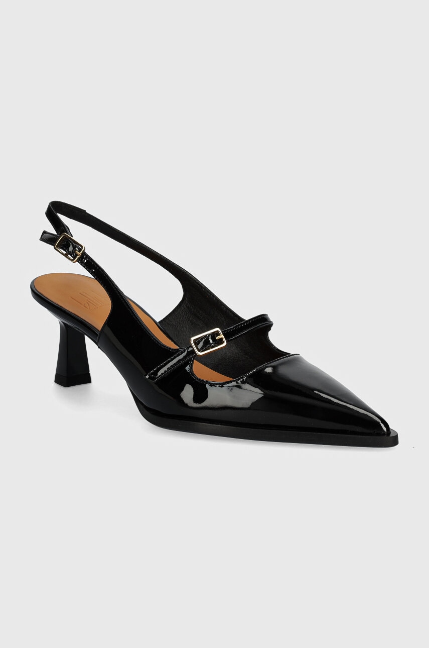Billi Bi stilettos de piele culoarea negru, A7465 Billi Bi stilettos de piele culoarea negru, A7465