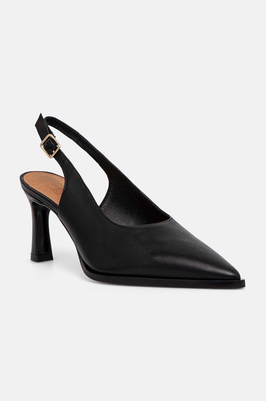 Billi Bi stilettos de piele culoarea negru, A7476 Billi Bi stilettos de piele culoarea negru, A7476