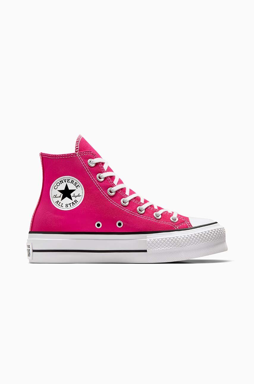 Converse tenisi Chuck Taylor All Star Lift femei, culoarea roz, A08288C