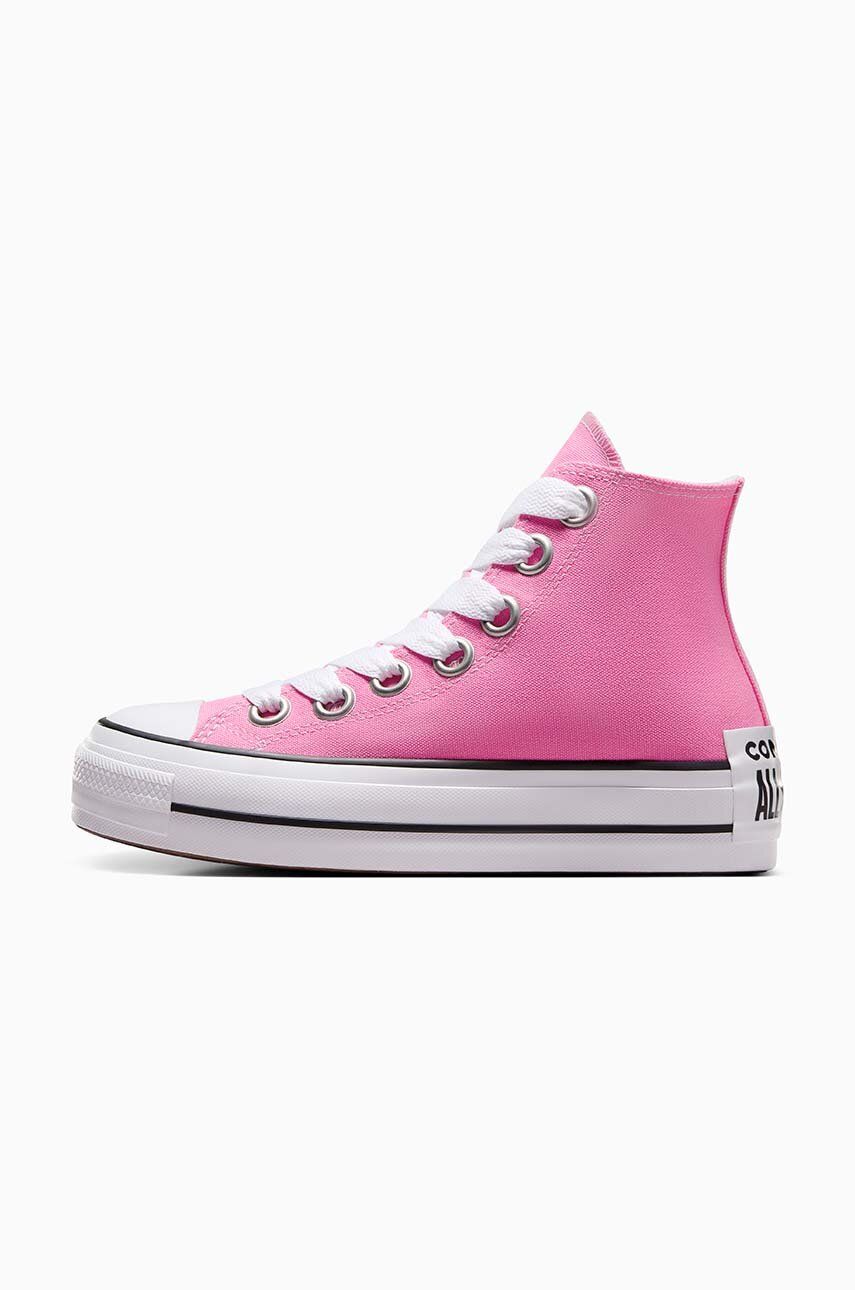 Superge Converse Chuck Taylor All Star Lift ženske, Roza Barva, A10423C