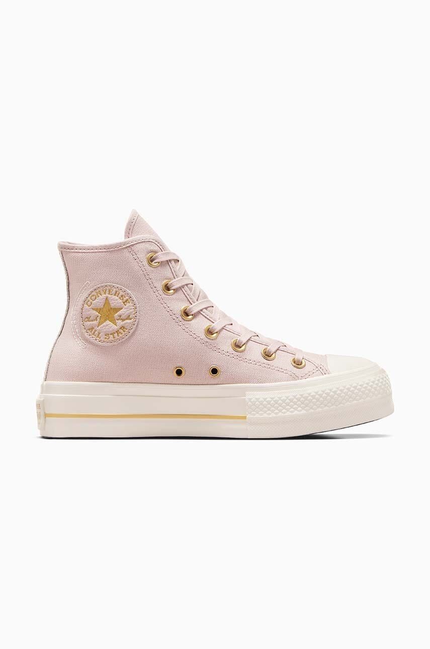 Converse tenisi Chuck Taylor All Star Lift femei, culoarea roz, A10431C