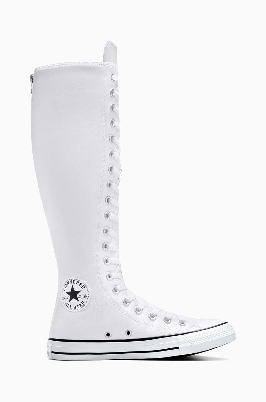 Converse tenisi Chuck Taylor All Star Xx-Hi femei, culoarea alb, A10456C