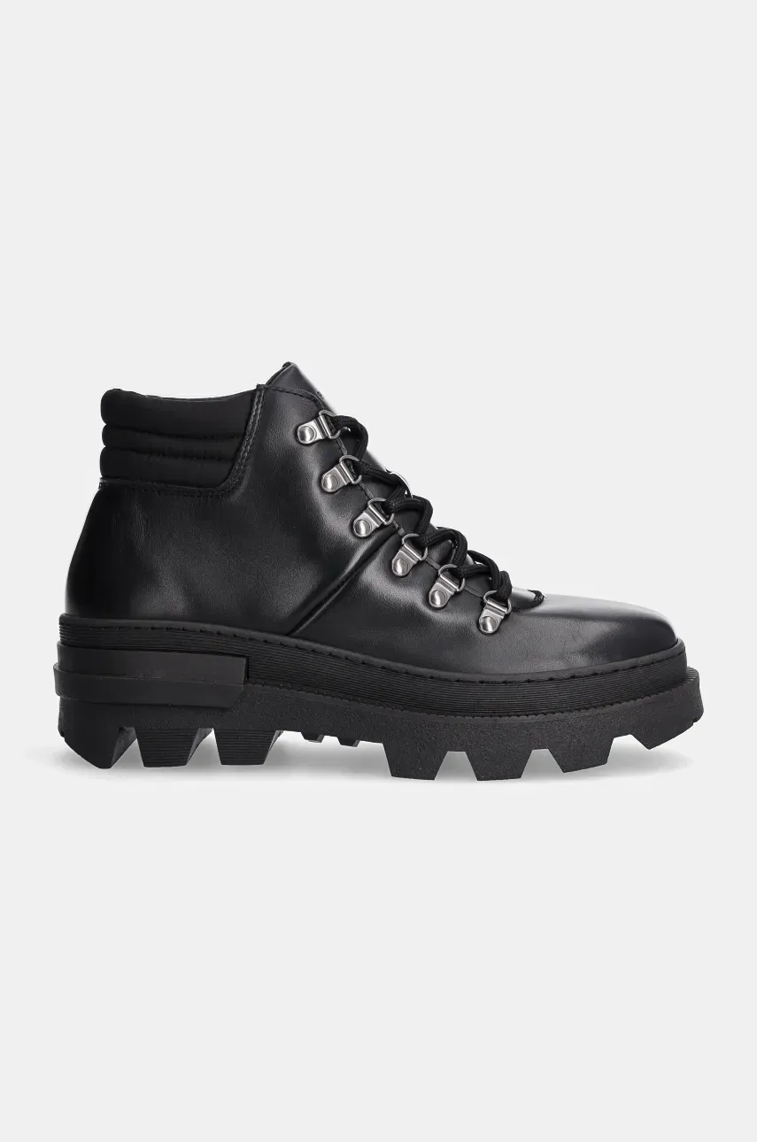 Полусапожки GARMENT PROJECT Nelly Lace-Up женские цвет чёрный на платформе GPWF2585 Полусапожки GARMENT PROJECT Nelly Lace-Up женские цвет чёрный на платформе GPWF2585