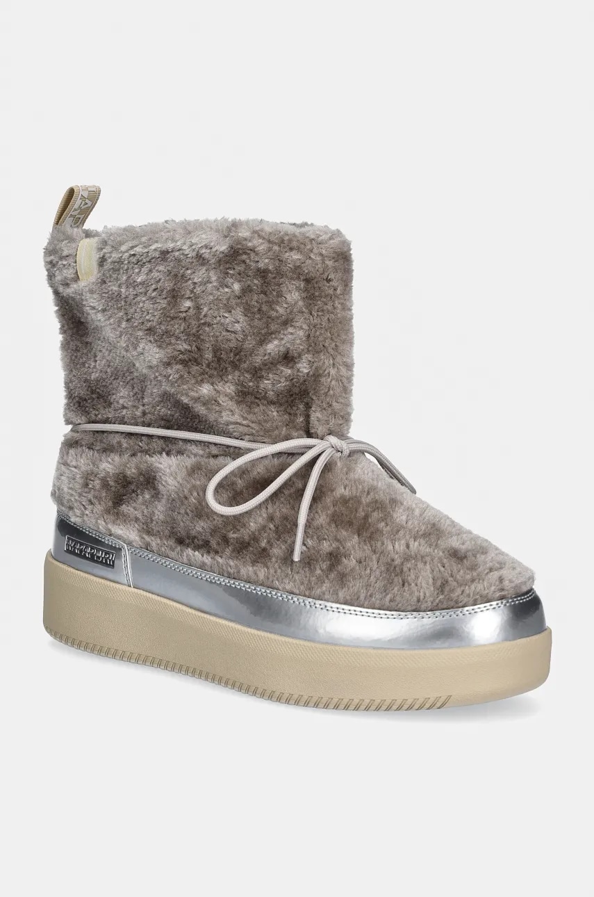 Napapijri cizme de iarna JADE culoarea gri, NP0A4IKI.Z86