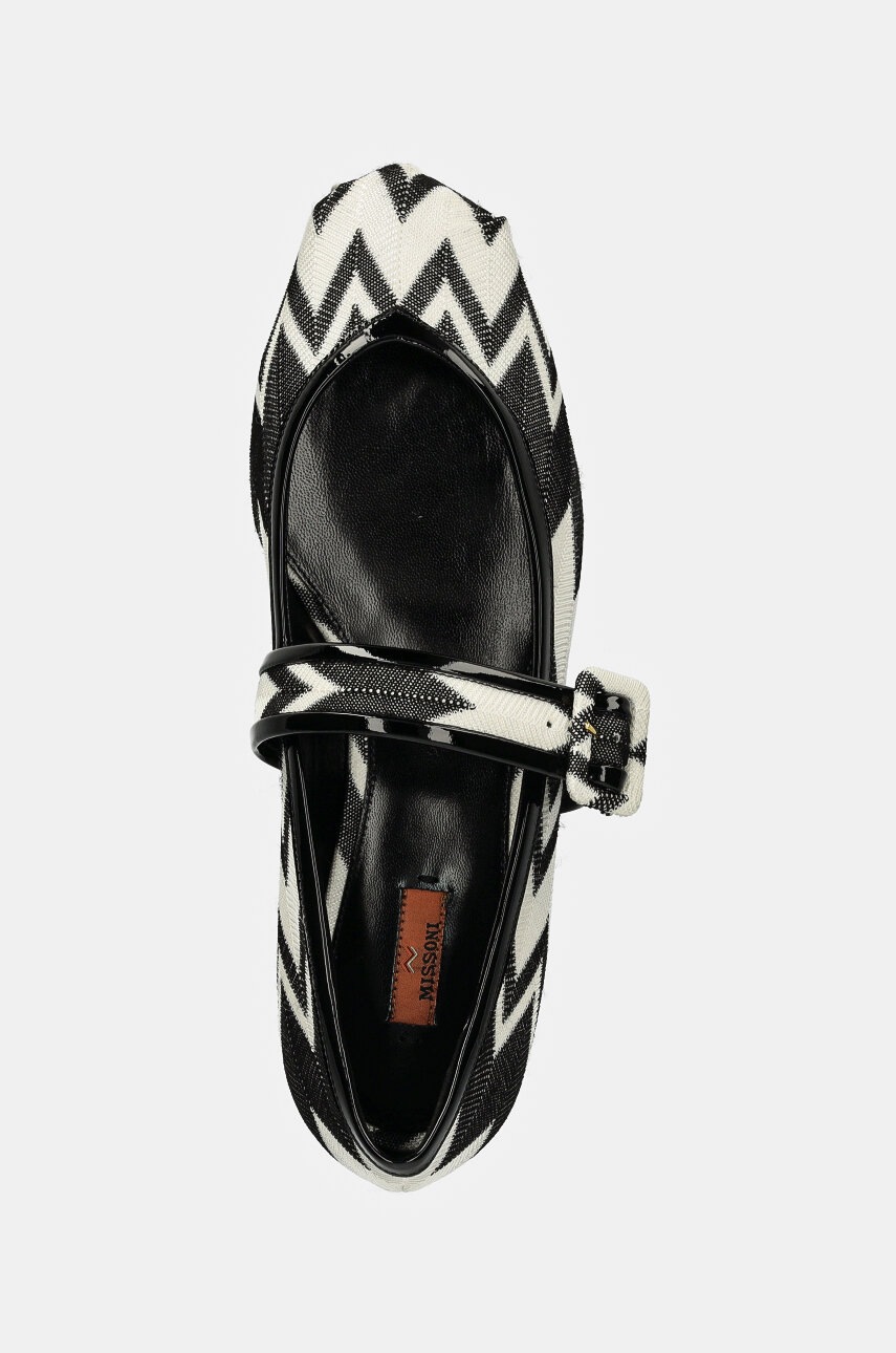 Балетки Missoni Jean колір чорний  MW44_022 