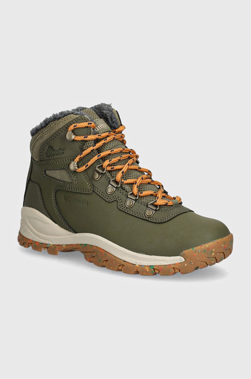 Columbia pantofi Newton Ridge Waterproof Omni-Heat culoarea verde, 2100221