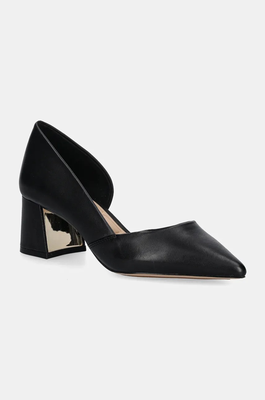 Aldo pantofi de piele OCEIWIA culoarea negru, cu toc drept, 13839791 OCEIWIA