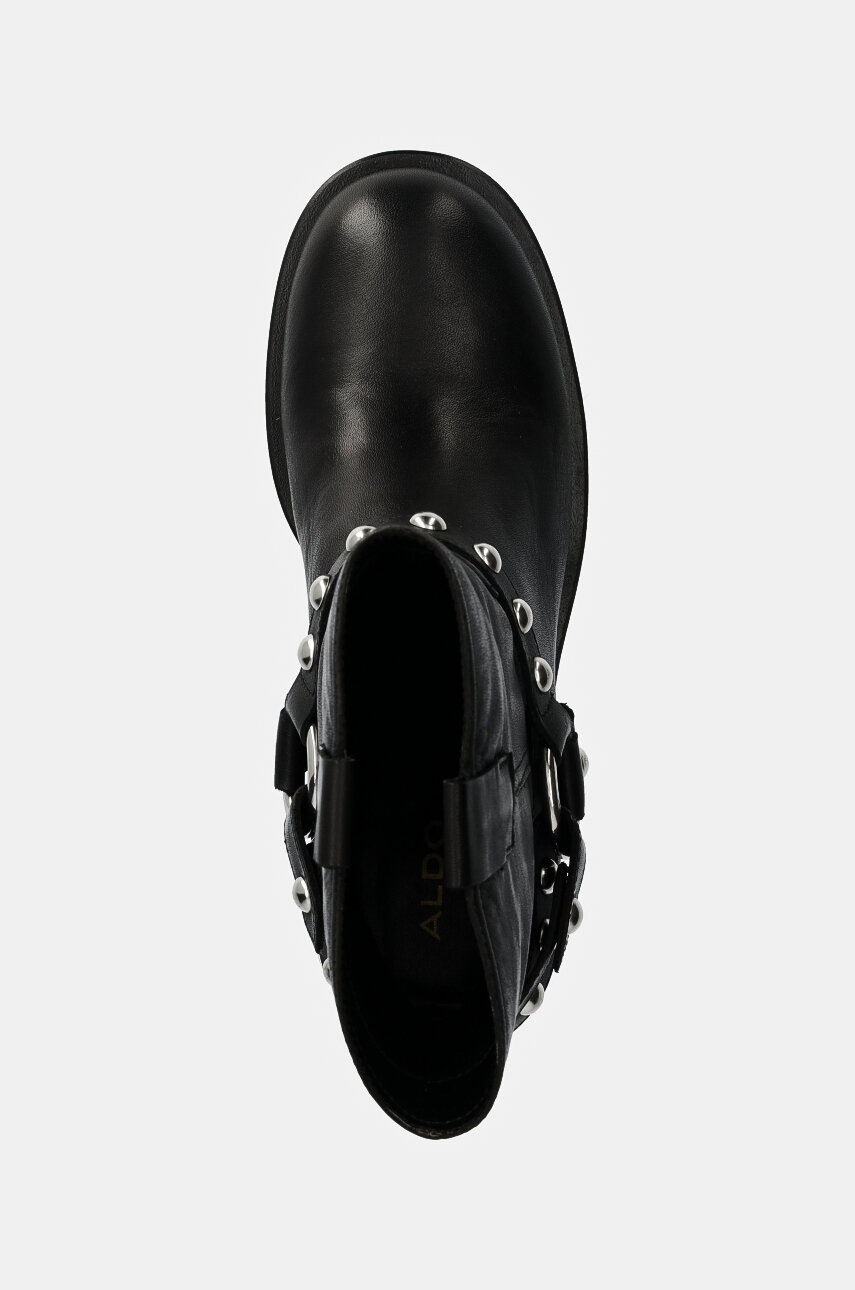 Δερμάτινες μπότες Aldo ALBAI γυναικείες, χρώμα: μαύρο, 13848384 ALBAI φωτογραφία