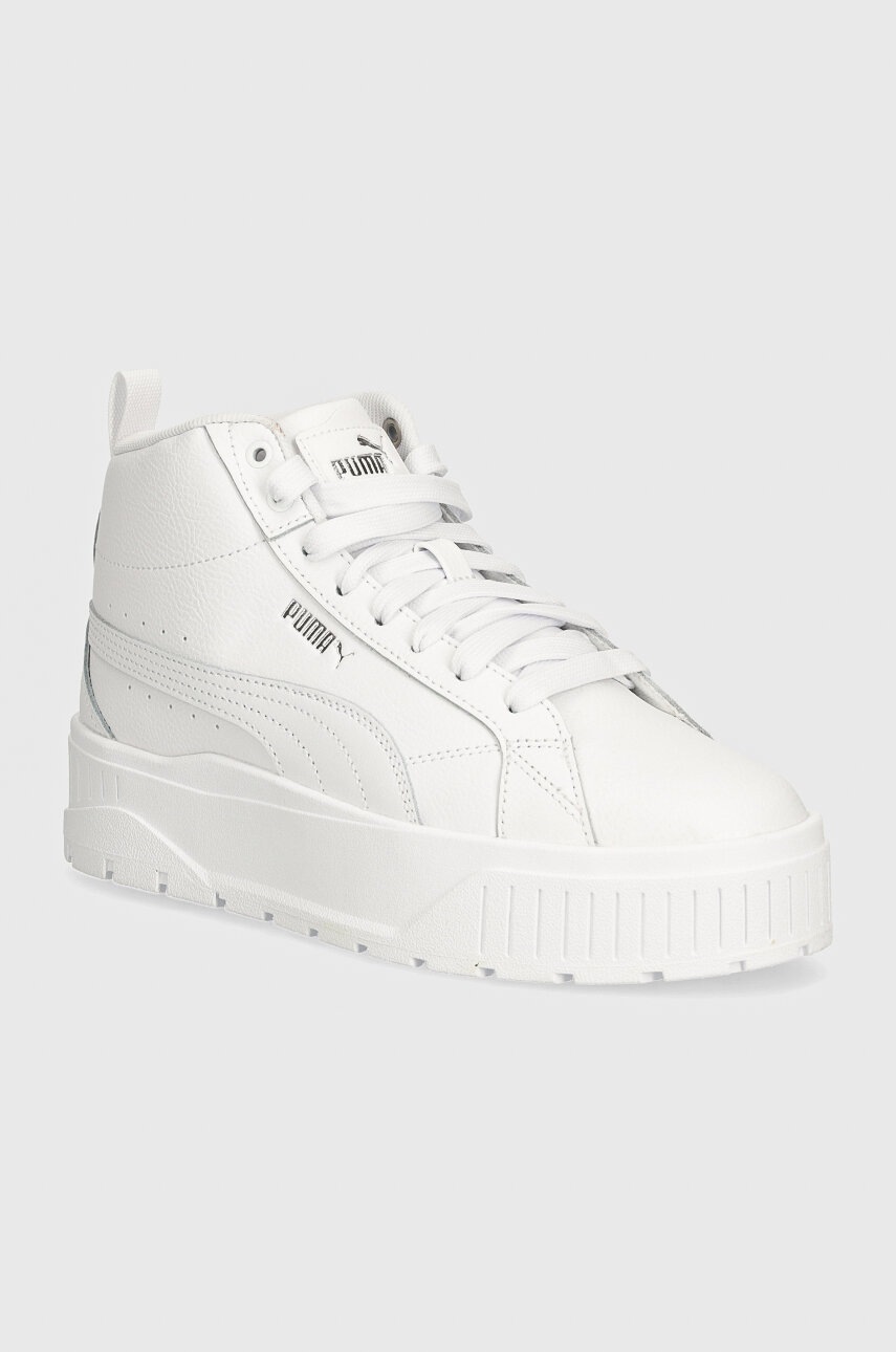 

Кожени маратонки Puma Karmen II Mid в бяло 397459, Бял