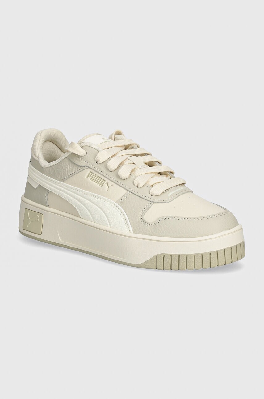 Puma sneakers Carina Street Animal culoarea bej, 398921