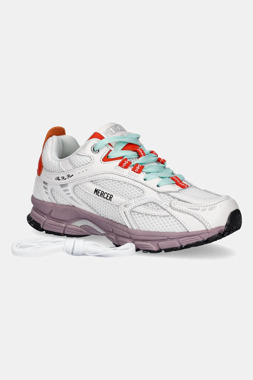 Αθλητικά The Mercer Brand The Re-Run Color χρώμα: άσπρο, ME243015 100 φωτογραφία