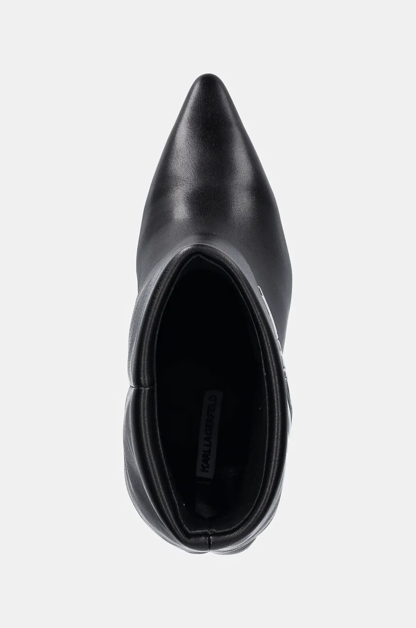 Черевики Karl Lagerfeld DEBUT II жіночі колір чорний на шпильці KL32044A 