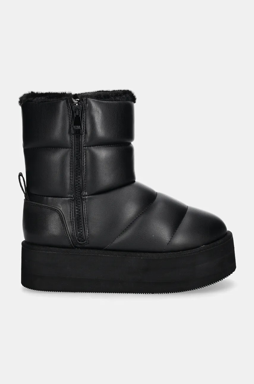 Кожаные сапоги Karl Lagerfeld THERMO цвет чёрный KL48554 Кожаные сапоги Karl Lagerfeld THERMO цвет чёрный KL48554