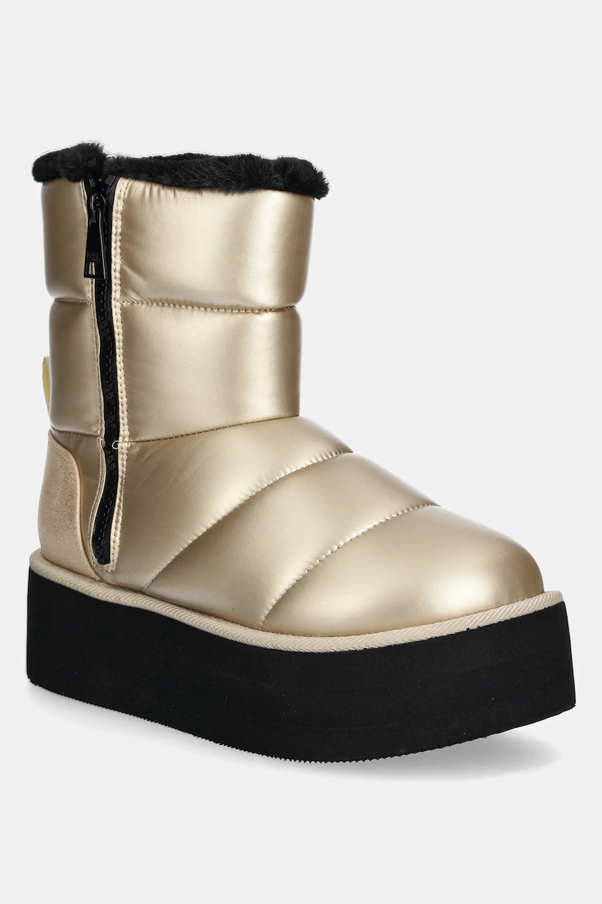 Karl Lagerfeld cizme de iarna THERMO culoarea auriu, KL48554