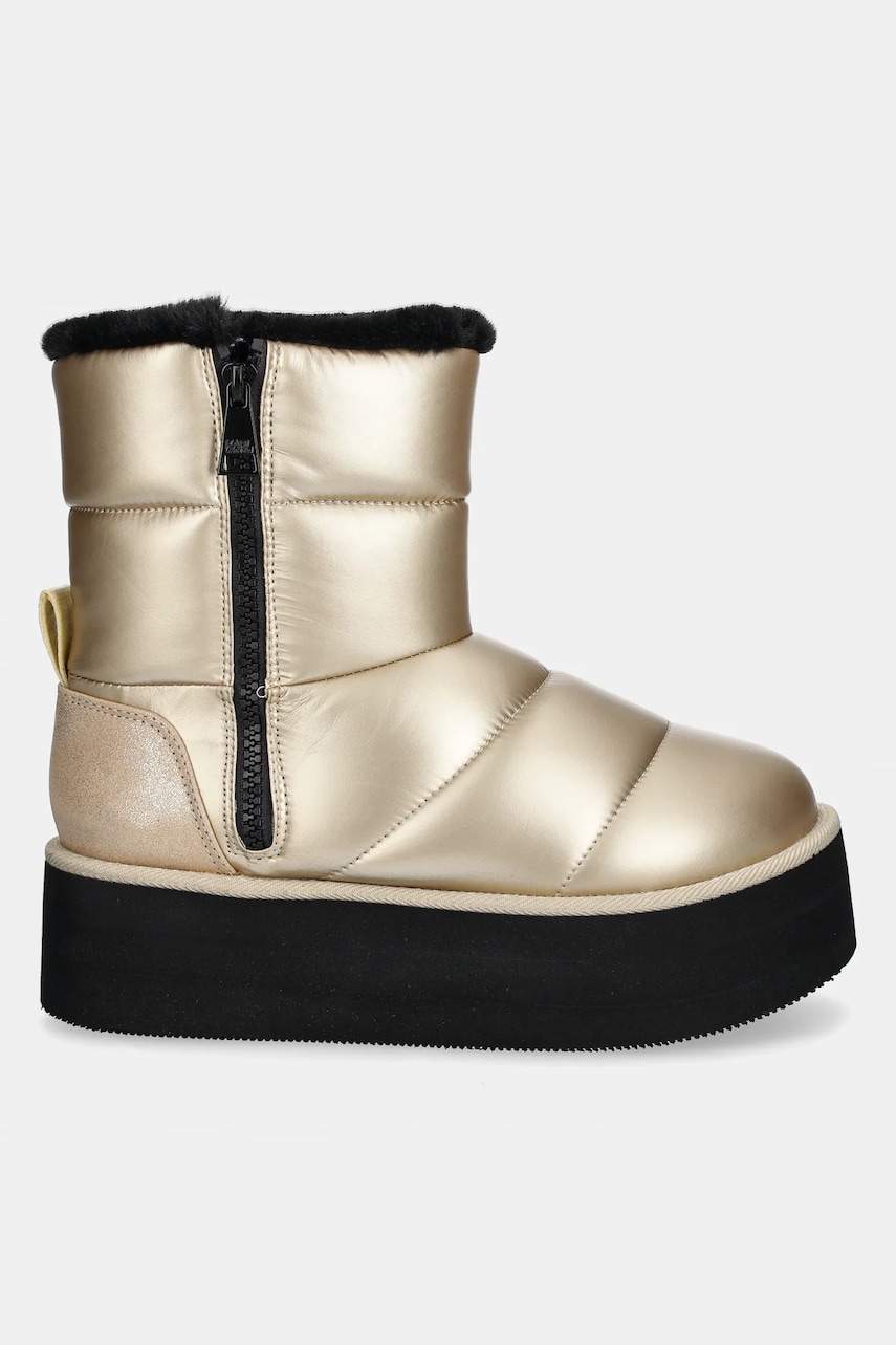 Зимние сапоги Karl Lagerfeld THERMO цвет золотой KL48554 Зимние сапоги Karl Lagerfeld THERMO цвет золотой KL48554