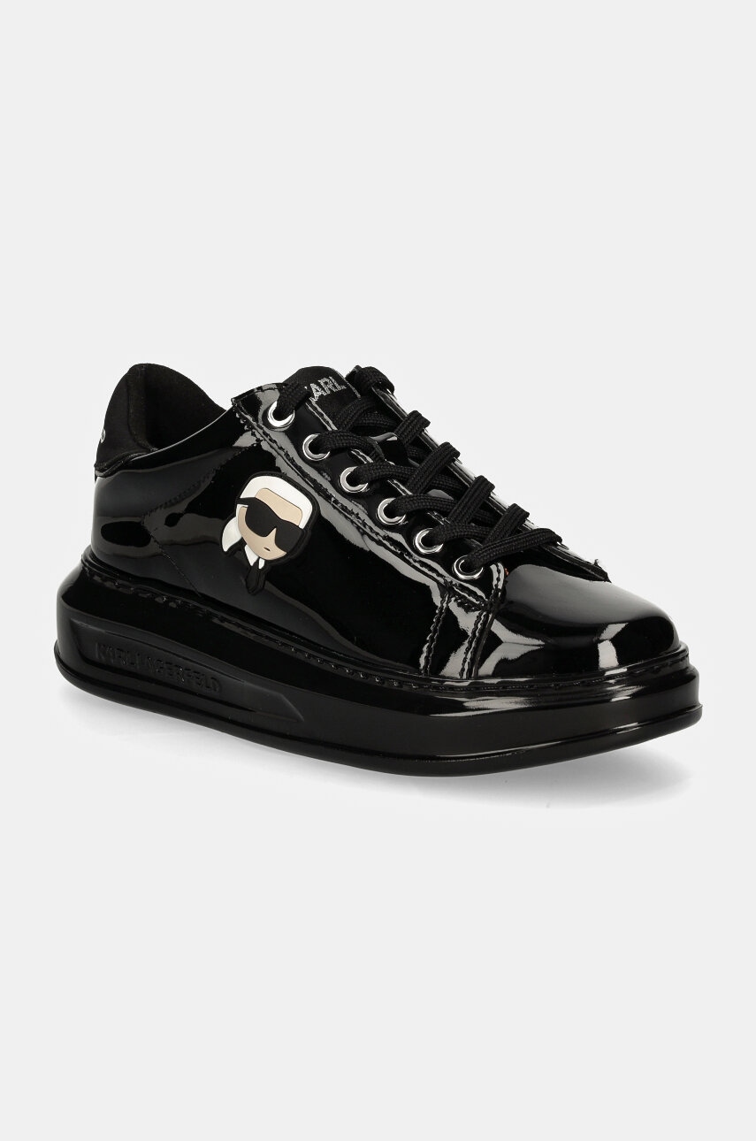 

Кожени маратонки Karl Lagerfeld KAPRI в черно KL62531U, Черен