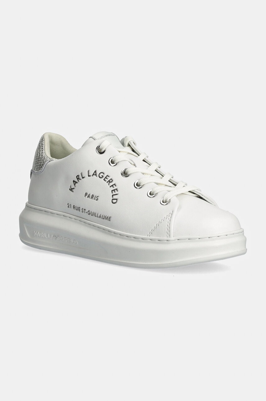 

Кожени маратонки Karl Lagerfeld KAPRI в бяло KL62538F, Бял