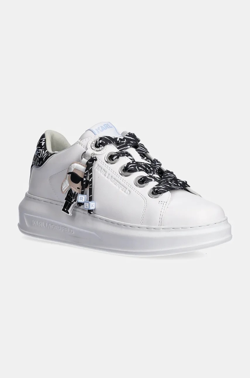 

Кожени маратонки Karl Lagerfeld KAPRI в бяло KL62574F, Бял