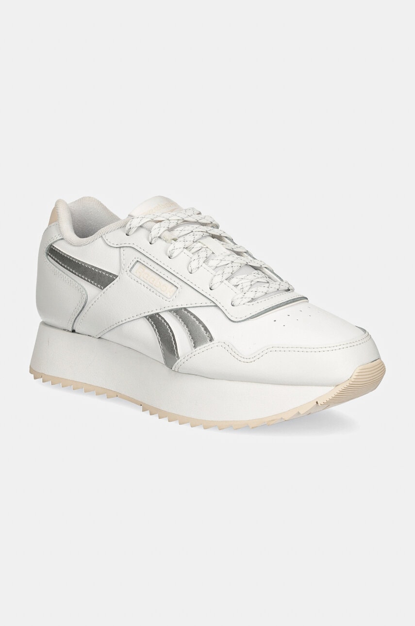 Reebok Classic sneakers Glide Ripple Double culoarea alb, 100201489 Reebok Classic sneakers Glide Ripple Double culoarea alb, 100201489