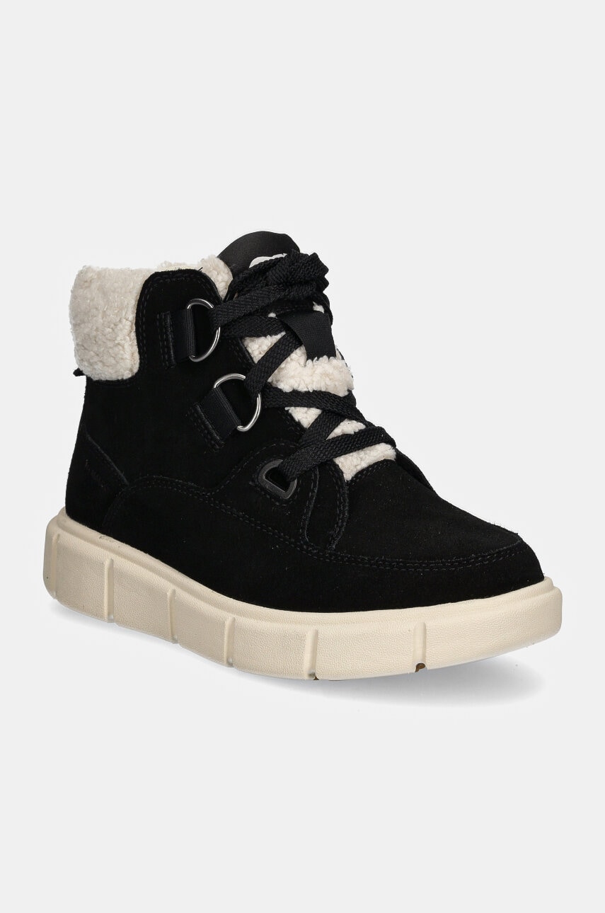 Sorel botine SOREL EXPLORER III NW LA femei, culoarea negru, cu toc plat, izolat, 2077961010 Sorel botine SOREL EXPLORER III NW LA femei, culoarea negru, cu toc plat, izolat, 2077961010