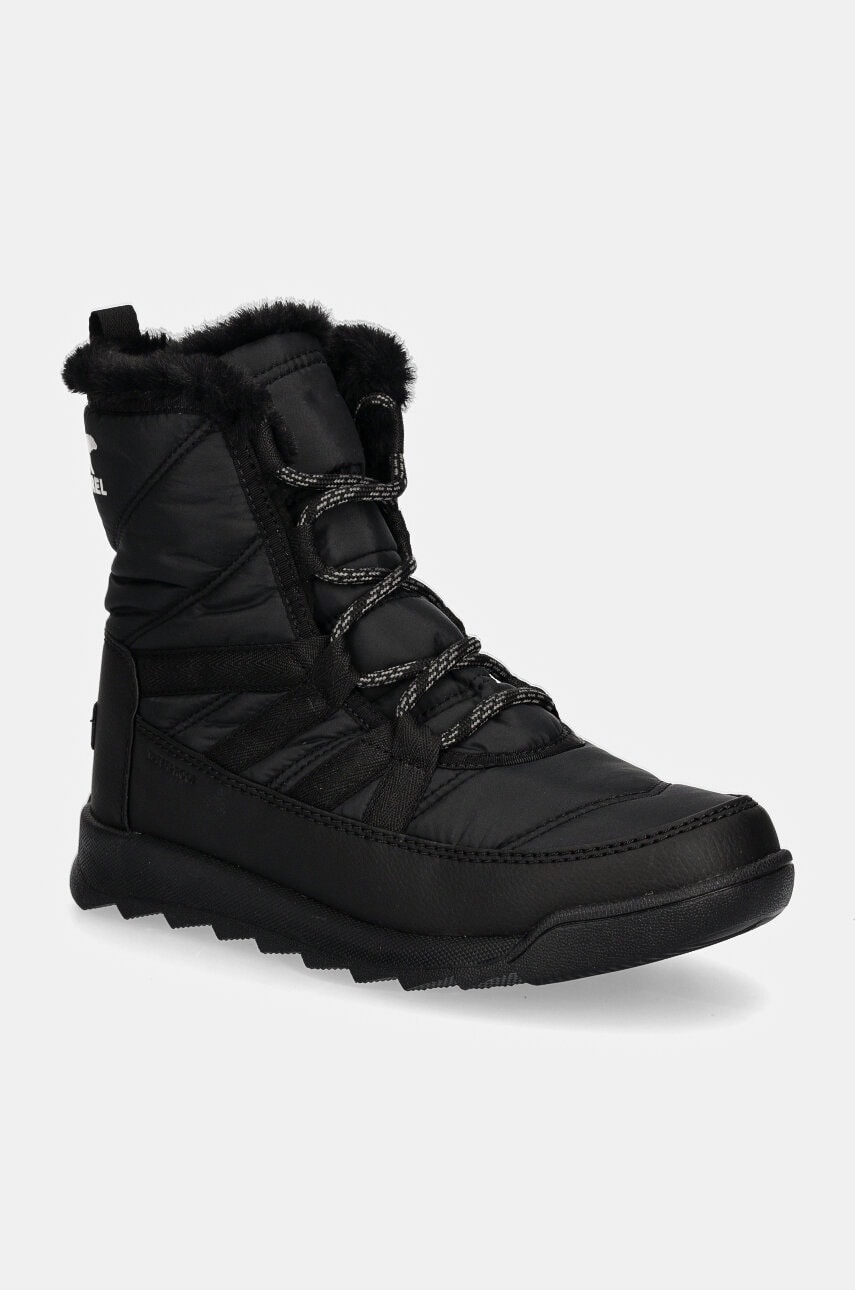 Sorel cizme de iarna WHITNEY II PLUS LACE WP culoarea negru, 2088241010