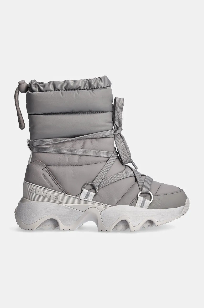Кожаные сапоги Sorel KINETIC IMPACT NXT BOOT цвет серый 2103951061 Кожаные сапоги Sorel KINETIC IMPACT NXT BOOT цвет серый 2103951061