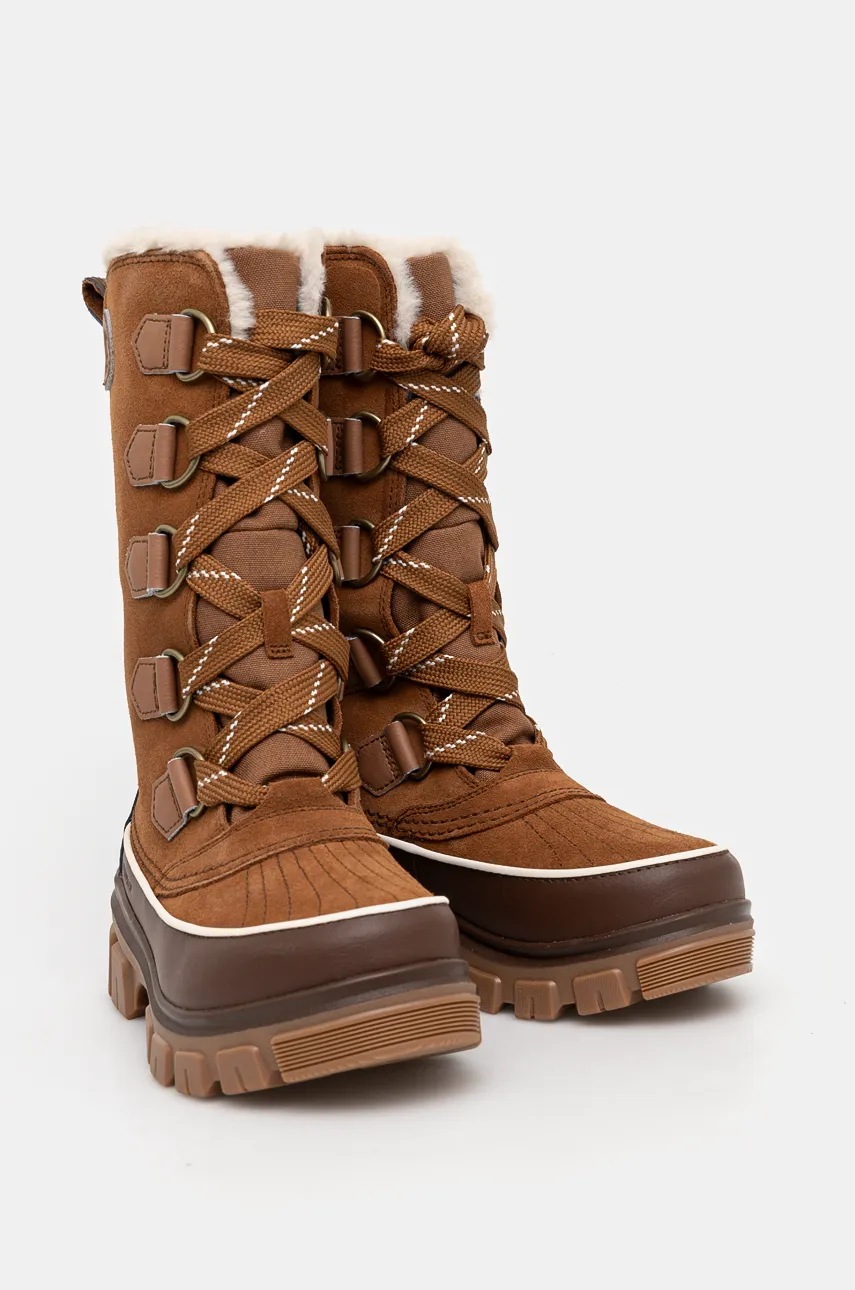 Μπότες χιονιού Sorel TORINO V TALL WP OUTDRY χρώμα: καφέ, 2106691242 φωτογραφία