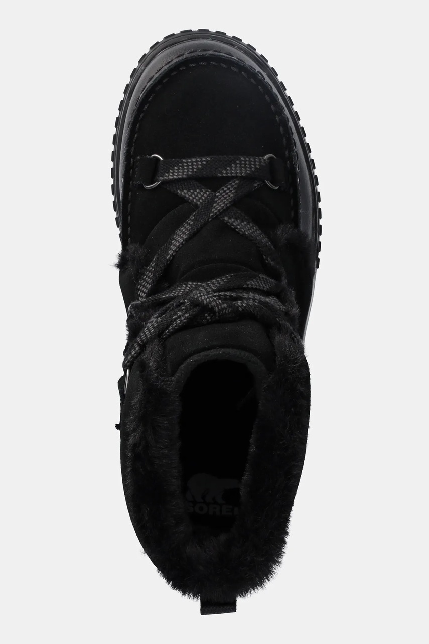 Шкіряні чоботи Sorel ONA AVE ALPINE BOOT WP колір чорний 2088311010 