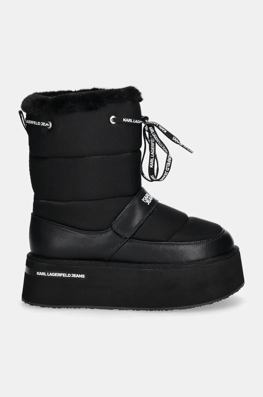 Зимние сапоги Karl Lagerfeld Jeans KLJ WEDGE цвет чёрный KLJ47964 Зимние сапоги Karl Lagerfeld Jeans KLJ WEDGE цвет чёрный KLJ47964