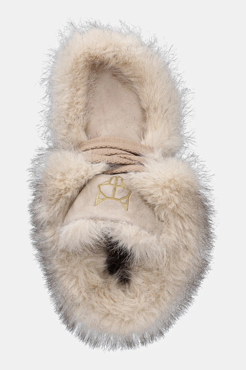 Зимові чоботи Naked Wolfe Bambi колір бежевий Bambi Faux Fur Suede Ice 