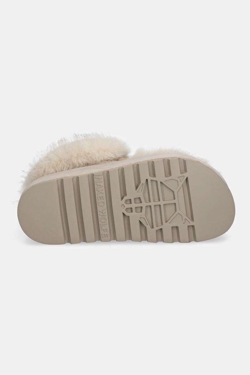 Зимові чоботи Naked Wolfe Bambi колір бежевий Bambi Faux Fur Suede Ice 