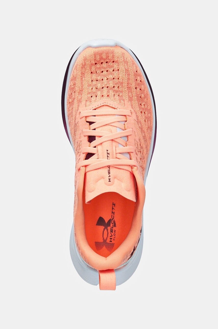 Παπούτσια για τρέξιμο Under Armour Velociti 4 χρώμα: πορτοκαλί, 3027586 φωτογραφία