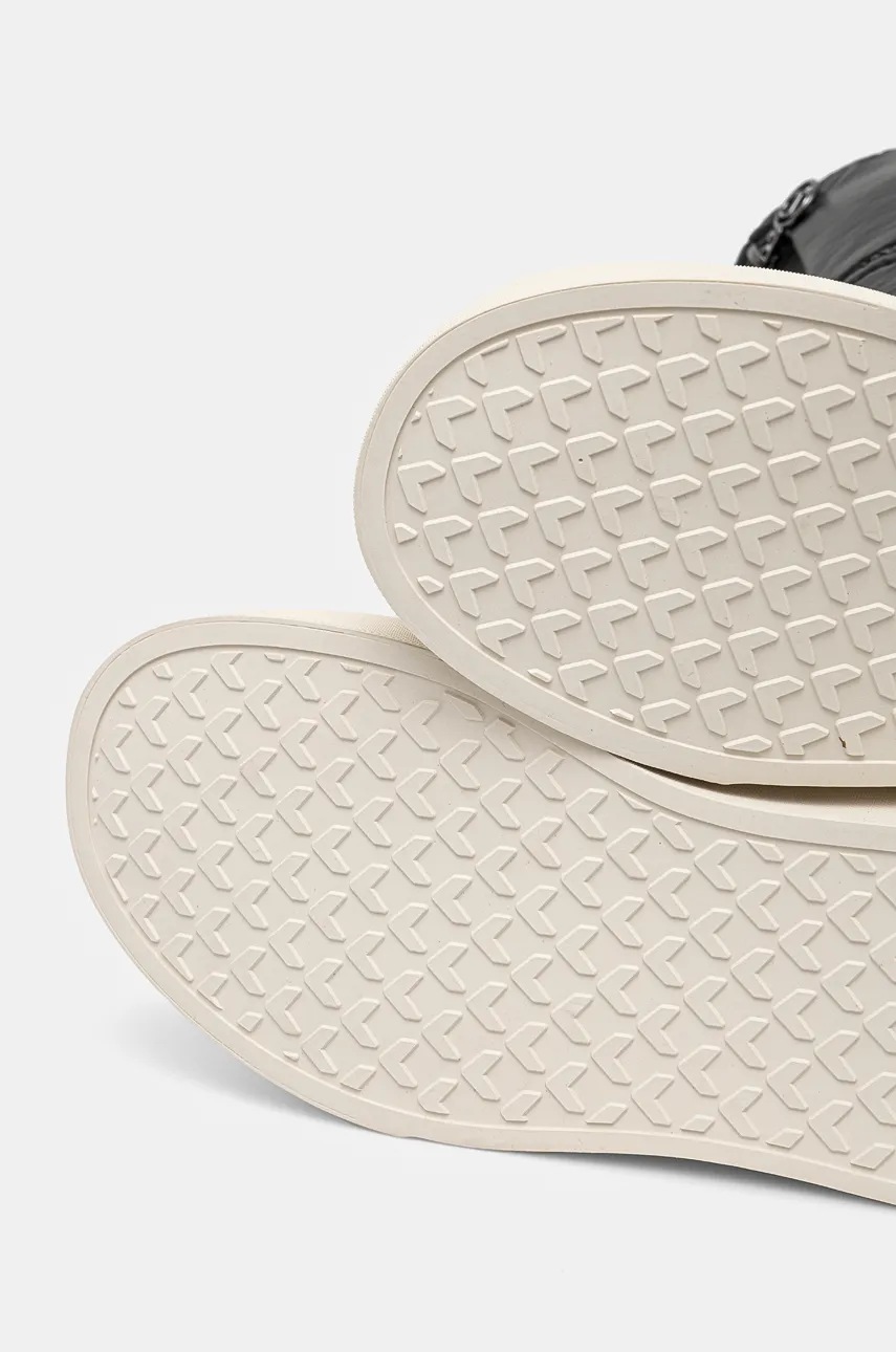 Μπότες χιονιού Twinset χρώμα: μαύρο, 242TGT200 φωτογραφία