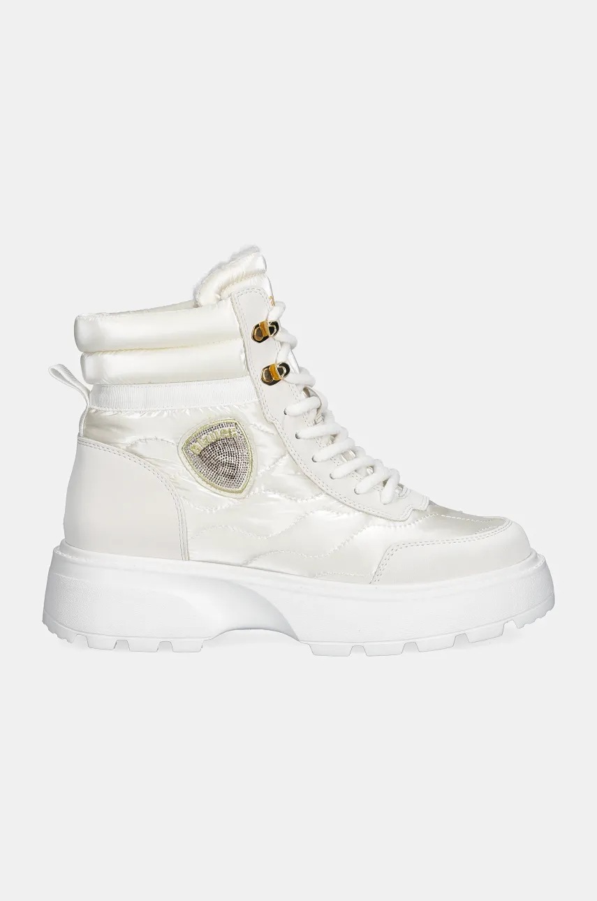 Полусапожки Blauer BLANCA женские цвет белый на плоском ходу слегка утеплённый F4BLANCA03.NYP