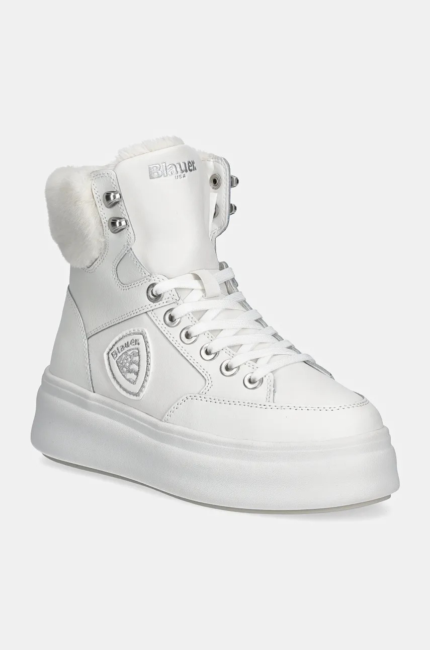 

Обувки Blauer EMERY в бяло с платформа с лека изолация F4EMERY01.LEA, Бял