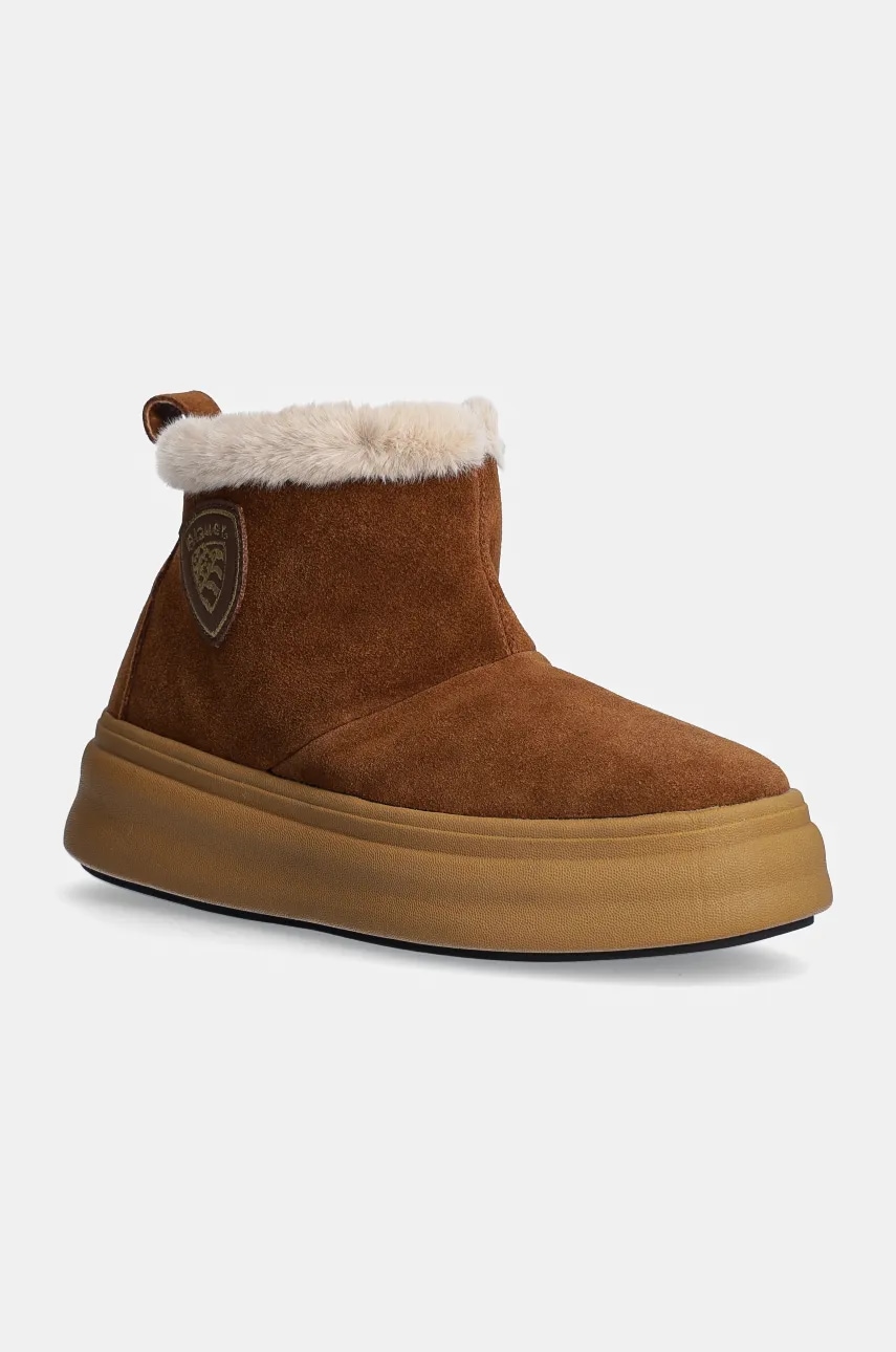 Blauer cizme de zapada din piele intoarsa EMERY culoarea maro, F4EMERY02.SUE Blauer cizme de zapada din piele intoarsa EMERY culoarea maro, F4EMERY02.SUE