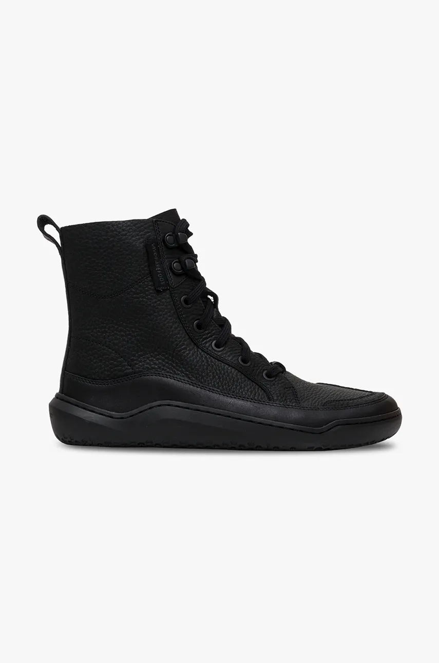 

Кожени боти Vivobarefoot GOBI BOOT в черно с равна подметка 203431, Черен