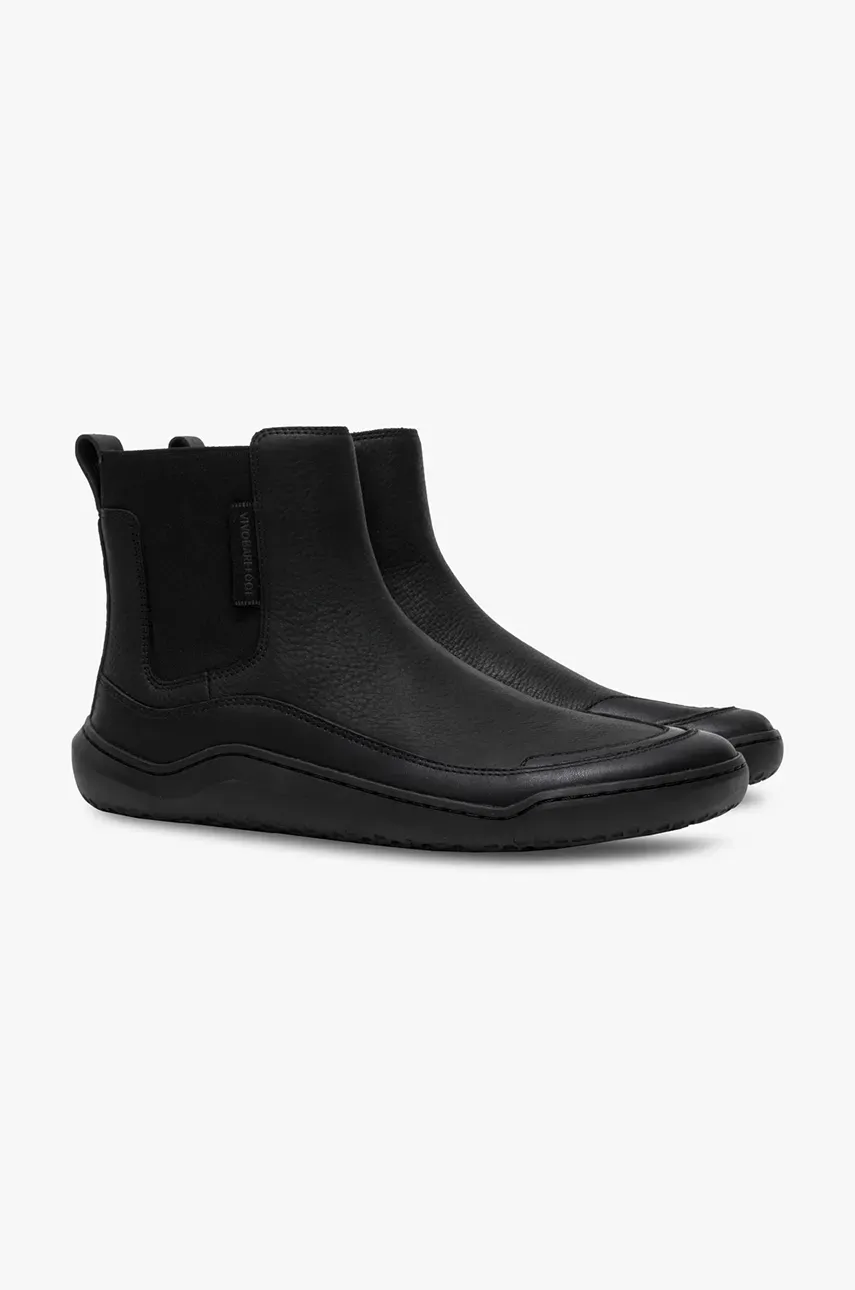 Полусапожки Vivobarefoot GOBI CHELSEA женские цвет чёрный на плоском ходу 201432 Полусапожки Vivobarefoot GOBI CHELSEA женские цвет чёрный на плоском ходу 201432