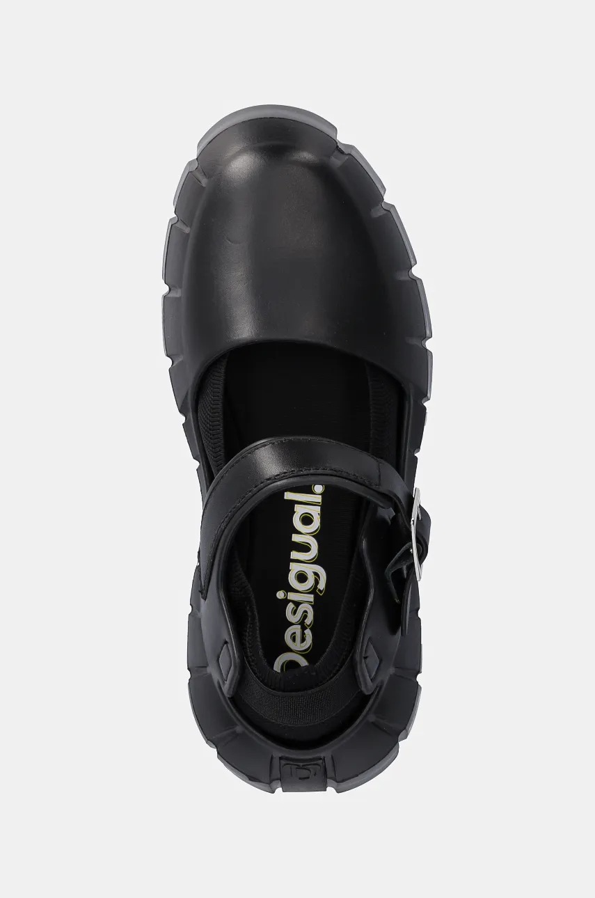 Μπαλαρίνες Desigual REPRISE χρώμα: μαύρο, 24WSKD02 2000 φωτογραφία