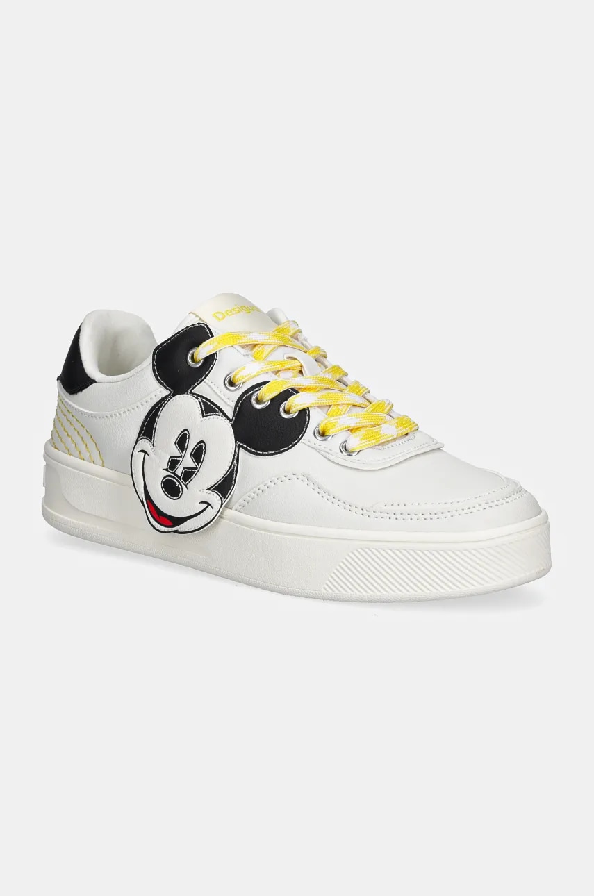 Desigual Adidasi FANCY MICKEY culoarea alb, 24WSKP10 1000