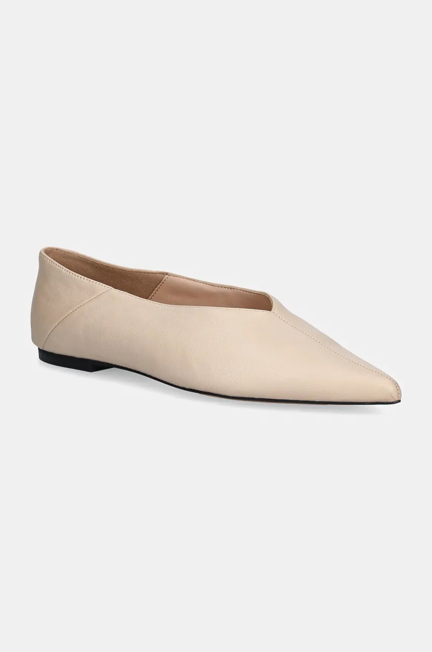 Aldo balerini de piele ZOLISSA culoarea bej, 13877830 ZOLISSA Aldo balerini de piele ZOLISSA culoarea bej, 13877830 ZOLISSA