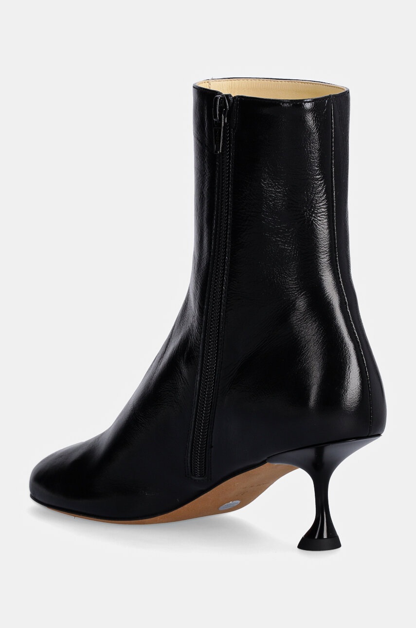 Proenza Schouler bőr csizma Tee Ankle fekete, női, tűsarkú, PS43232A termék 2. képe