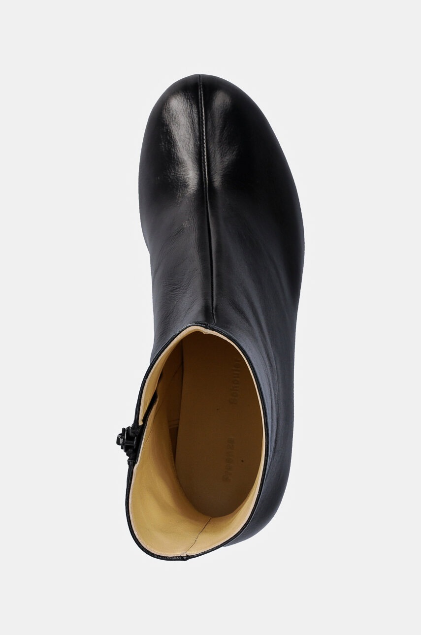 Δερμάτινες μπότες Proenza Schouler Tee Ankle γυναικείες, χρώμα: μαύρο, PS43232A φωτογραφία