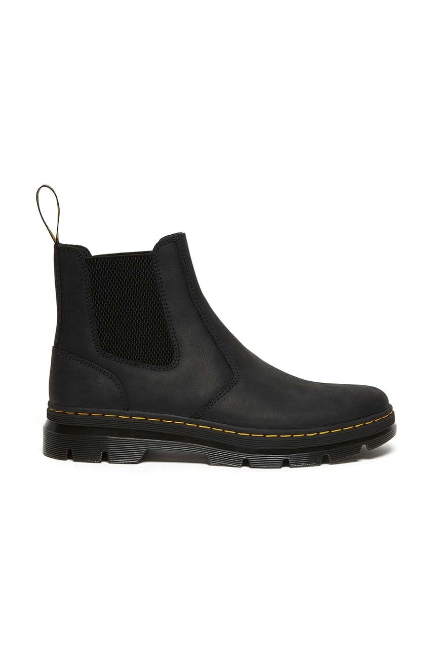 Dr. Martens cizme Embury culoarea negru, cu toc plat, DM26002001
