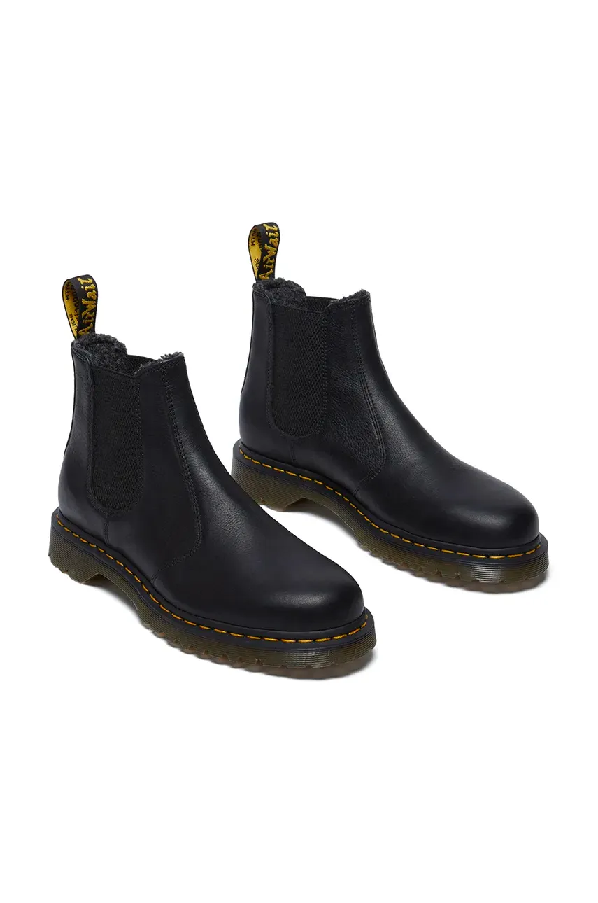 Ботинки Dr. Martens 2976 WL цвет чёрный на плоском ходу с утеплением DM31874001 Ботинки Dr. Martens 2976 WL цвет чёрный на плоском ходу с утеплением DM31874001