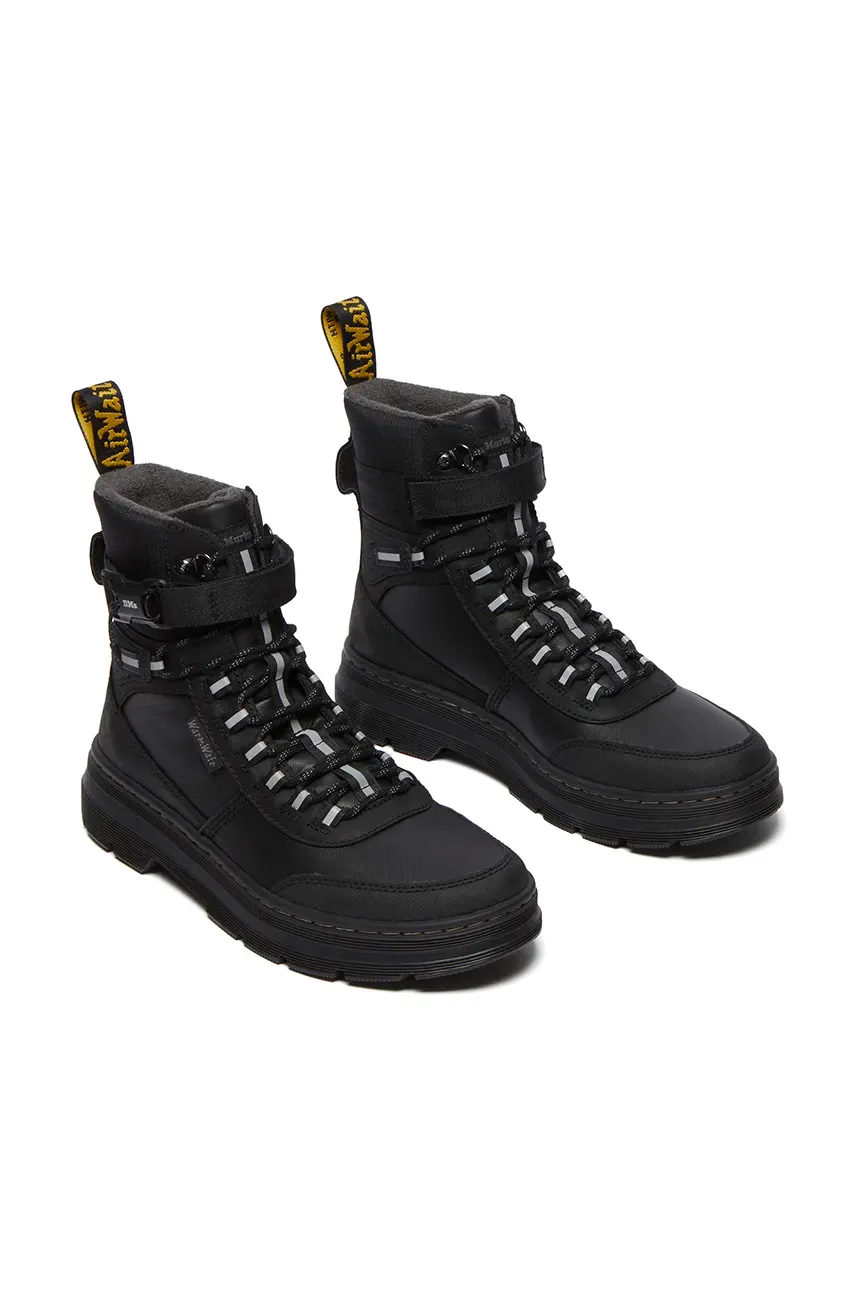 Полусапожки Dr. Martens Combs Tech WX женские цвет чёрный на плоском ходу с утеплением DM32103001 Полусапожки Dr. Martens Combs Tech WX женские цвет чёрный на плоском ходу с утеплением DM32103001