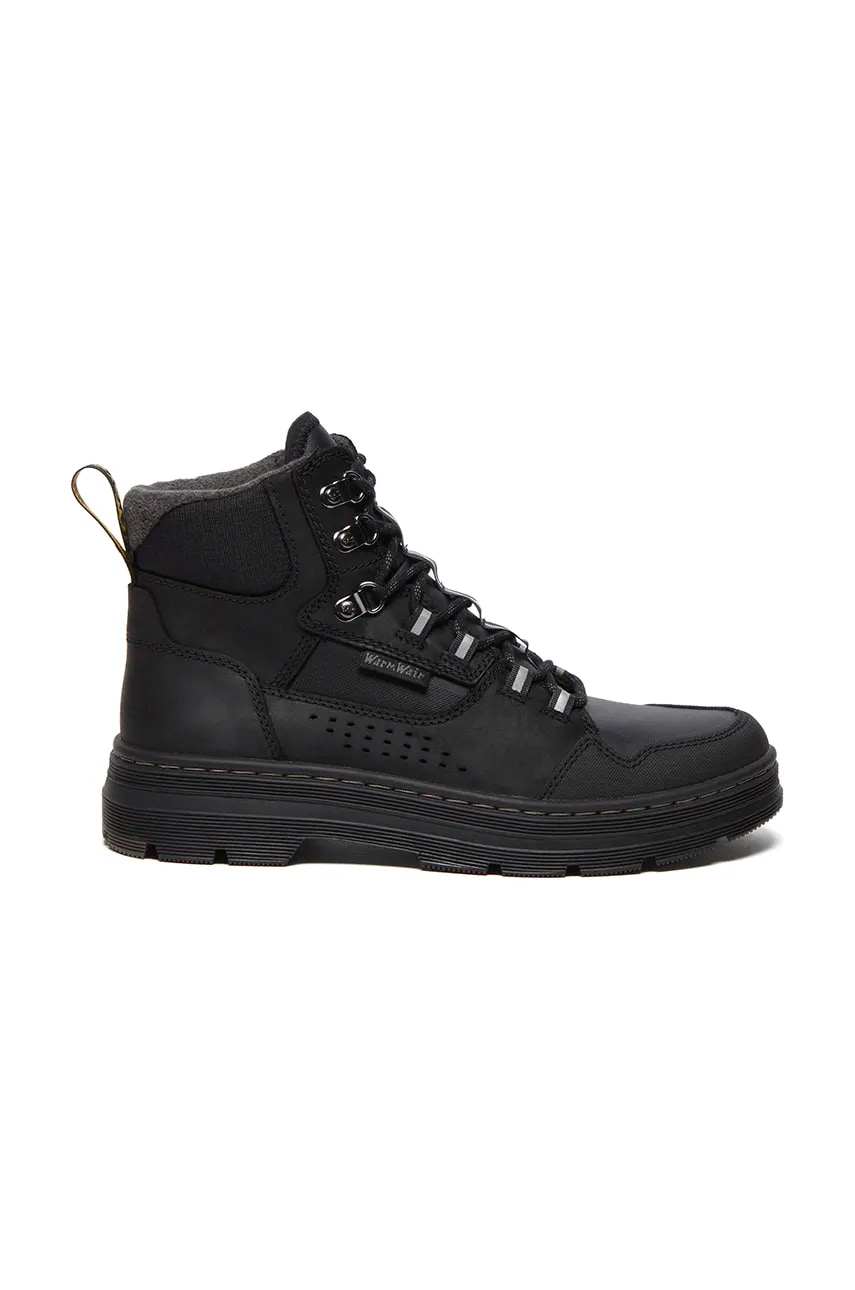 Dr. Martens botine Rilla WX femei, culoarea negru, cu toc plat, izolat, DM32106001 Dr. Martens botine Rilla WX femei, culoarea negru, cu toc plat, izolat, DM32106001